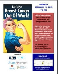 Featured image for Let’s Put Breast Cancer Out Of Work!