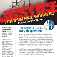Featured image for JUSTICE for USW Rail Workers.