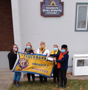 Women of Steel donate to Maison Baldwin House