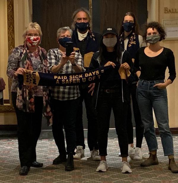 Members of the USW Local 1998 Casual Unit bargaining team.