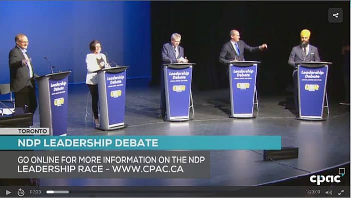 NDP Leadership Debate