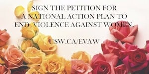 Take action to end violence against women