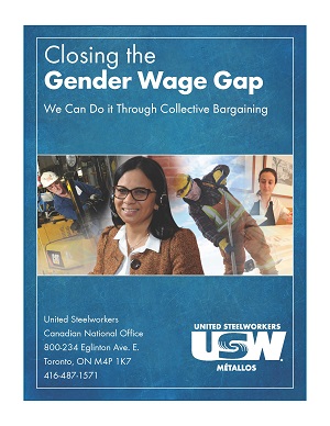 Image: cover of the Gender Wage Gap document