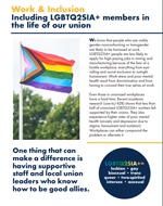 image of the first page of the USW LGBTQ2SIA+ Inclusion tool