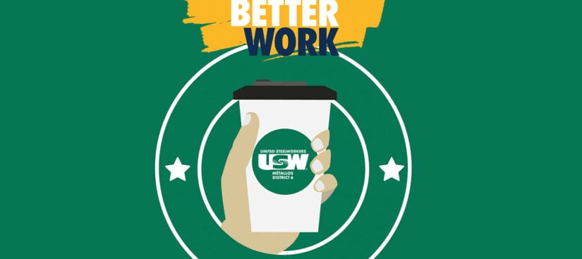 Featured image for Workers at Starbucks Waterloo Town Square vote to join the United Steelworkers union