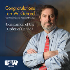 Featured image for <strong>Leo Gerard, giant of international labour movement, appointed Companion of the Order of Canada</strong>