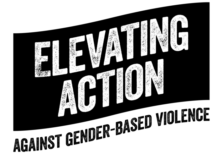 Logo of the elevating action on gender based violence campaign.