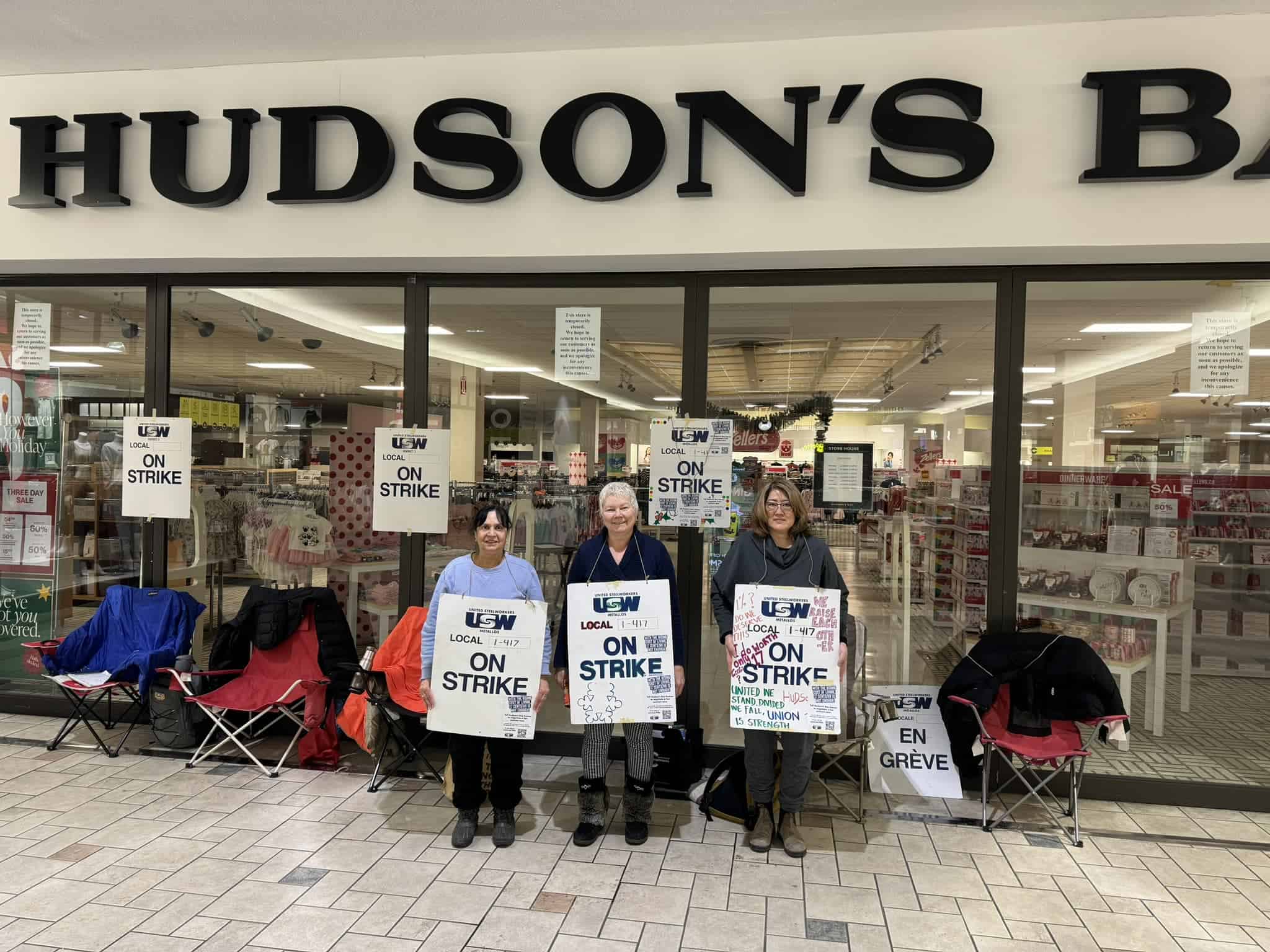 Hudson's Bay to workers: 'Go on strike forever, it's not going to