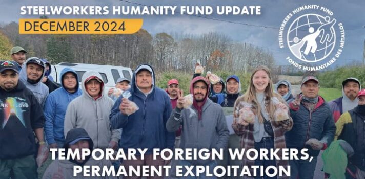 Steelworkers Humanity Fund update – December 2024