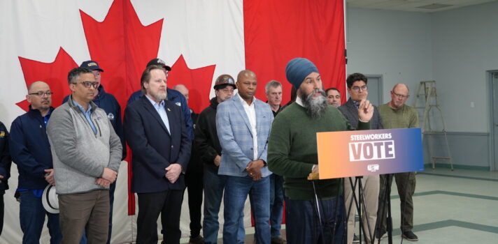 Featured image for Jagmeet Singh and the NDP put workers first in this election – United Steelworkers