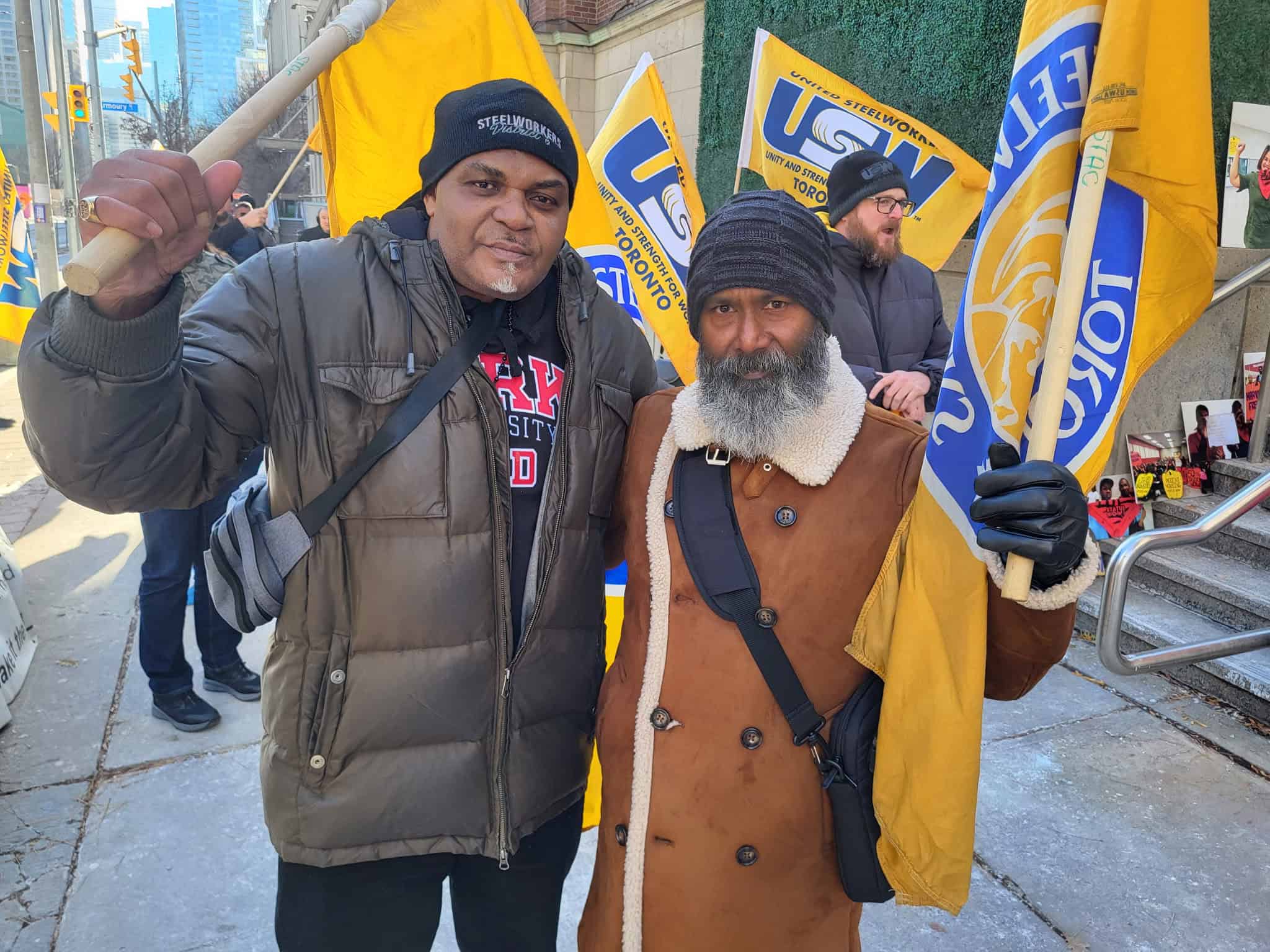 Usw Support Steelworkers rally in solidarity to support hurricane relief in Jamaica ...