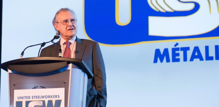 Featured image for A great humanitarian and champion of workers’ and human rights everywhere: Steelworkers mourn the loss of Stephen Lewis