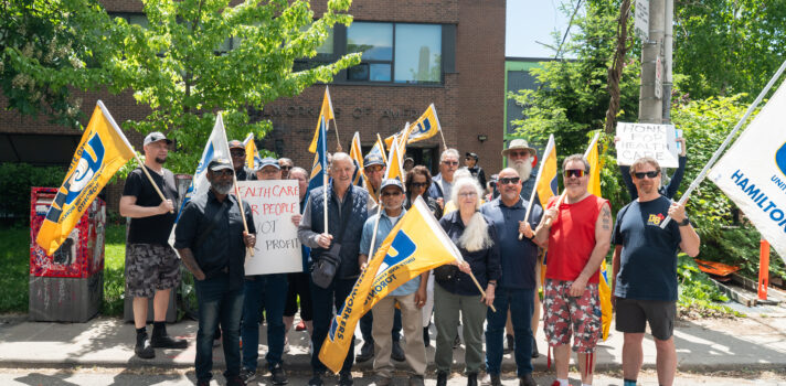 Featured image for Steelworkers join fight to defend public health care