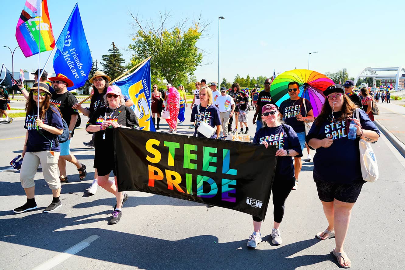 Steelworkers stand with the rainbow community - USW Canada